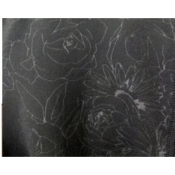 Adidas Floral Embossed Climalite Cold Weather Leggings w/ Back Pocket S - Picture 2 of 10